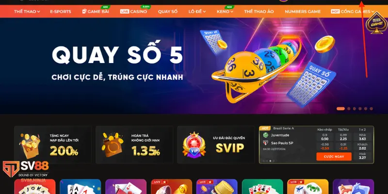 Rút tiền Sv88 Các phương thức rút tiền Sv88